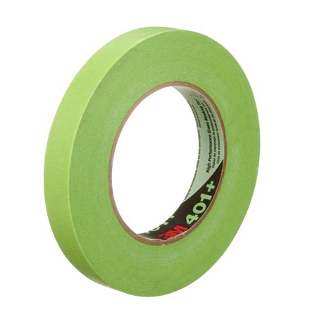 3M High Performance Green Masking Tape 401+, 18 Mm X 55 M 7000124895